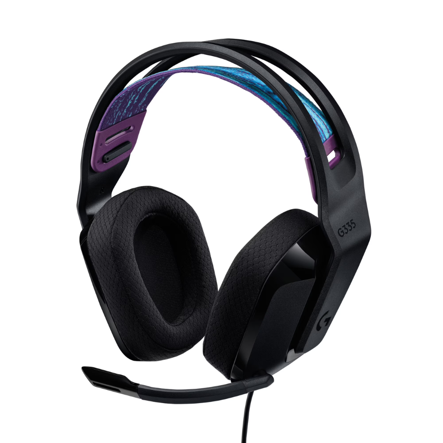 Logitech G335 Wired Gaming Headset – Black / Mint / White (NEW) Wireless Place