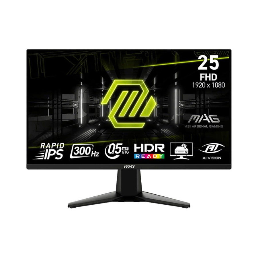 MSI MAG 255XF 24.5" (MAG255XF) FHD GtG Rapid IPS Gaming Monitor 300Hz 0.5ms Black (New) Wireless Place