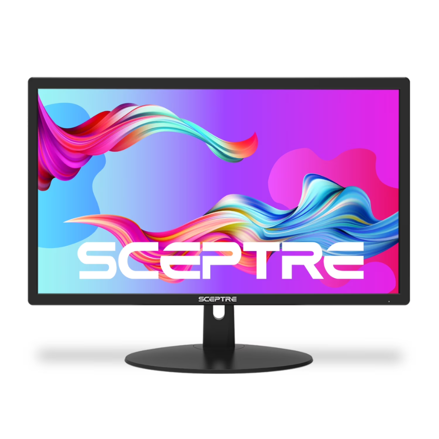 Sceptre 20" (E205W-1600) 1600x900 HDMI VGA 75hz 5ms LED Monitor Black (New) Wireless Place