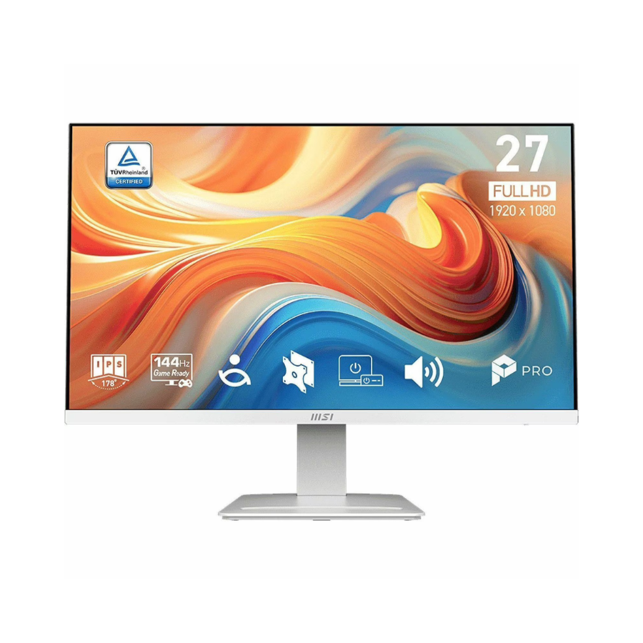 MSI PRO MP273W E14A 27" (MP273W) IPS Monitor 144Hz 1ms Matte White (New) Wireless Place