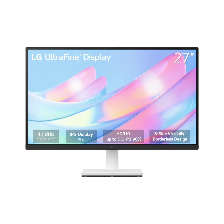 LG UltraFine 27" (27US500-W) 4K UHD HDR10 60Hz IPS Monitor White (New) Wireless Place