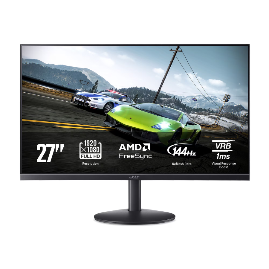 Acer 27" (SA273 P0bi) Full HD IPS Gaming Monitor 144Hz 1ms VRB AMD FreeSync Black (New) Wireless Place