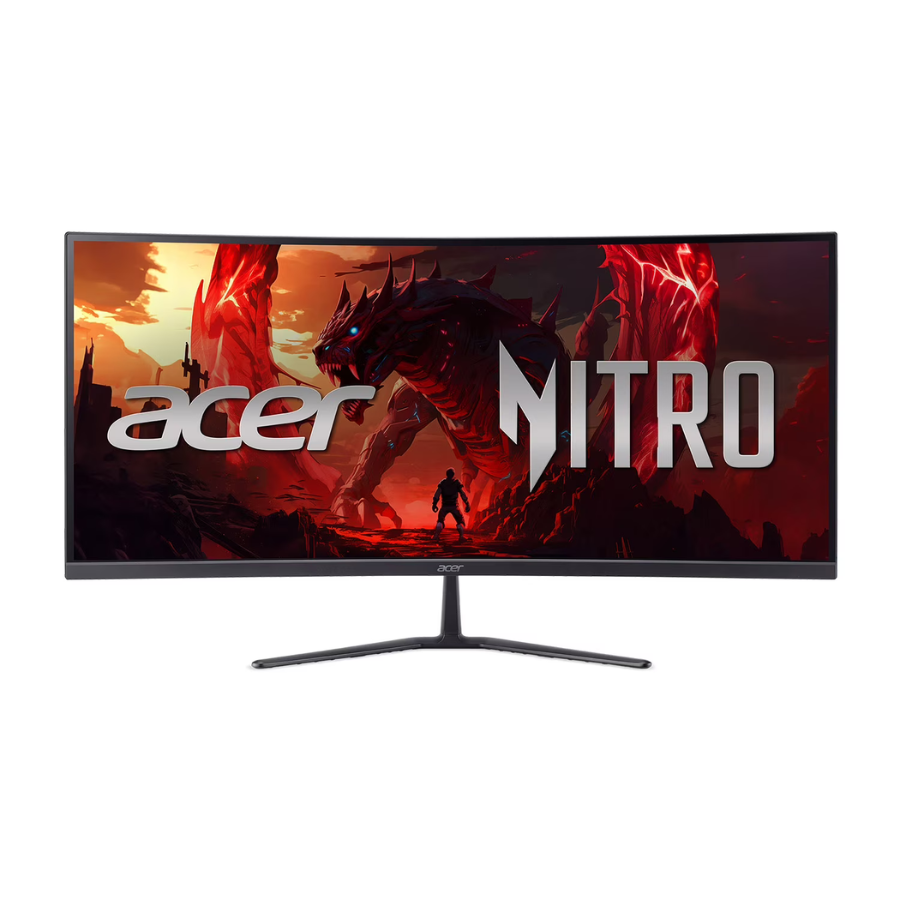 Acer Nitro ED0 34" (EDT340CUR J0biip) Curved Gaming Monitor 120Hz 1ms Black (New) Wireless Place