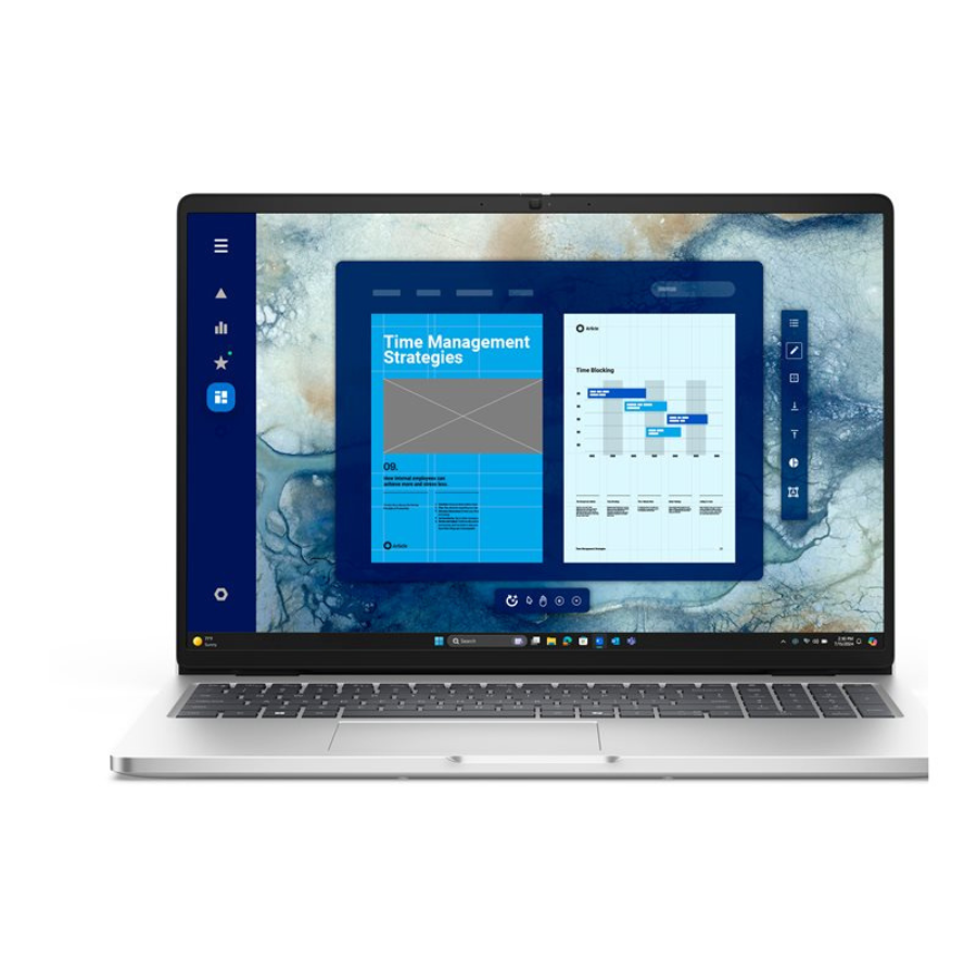 Dell Pro 16 (PC16250) 16" Intel Core Ultra 5 235U vPro 512GB/16GB RAM Windows 11 Pro Platinum Silver (New) TD Wireless Place