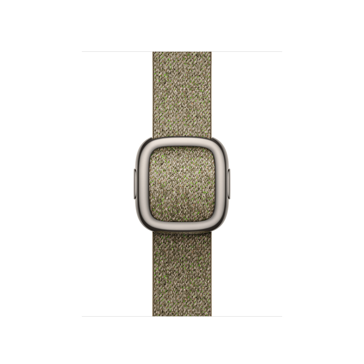 Correa verde salvia con hebilla moderna (42 mm) - Talla M Apple