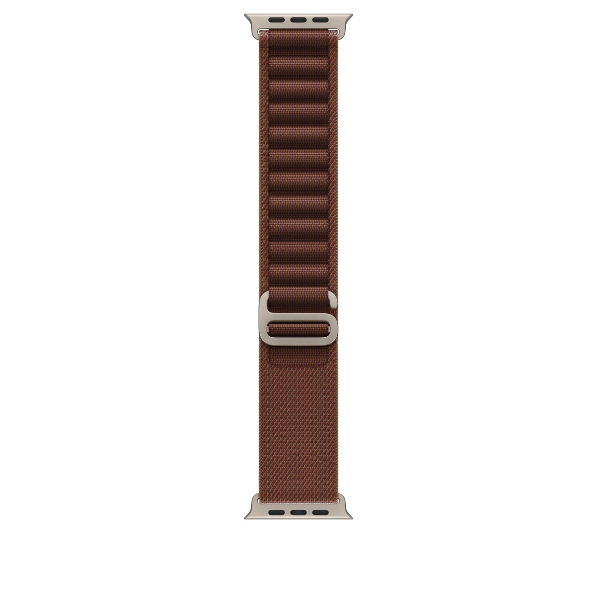 Correa Loop Alpine burdeos (49 mm) - Talla L - Titanio natural Apple