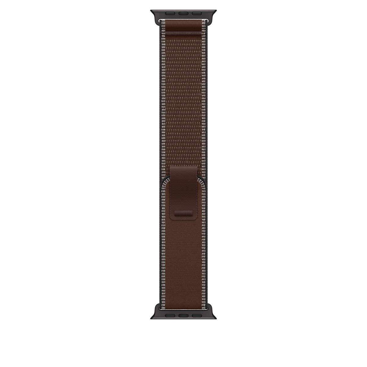 Correa Loop Trail ocre fuerte (49 mm) - Talla S/M - Titanio negro Apple