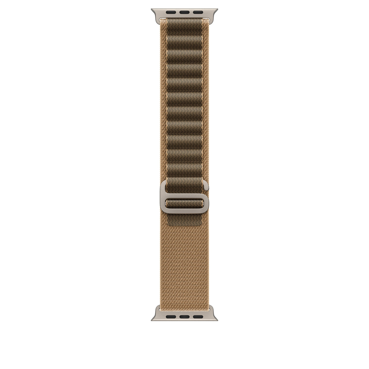 Correa Loop Alpine color desierto (49 mm) - Talla L - Titanio natural Apple