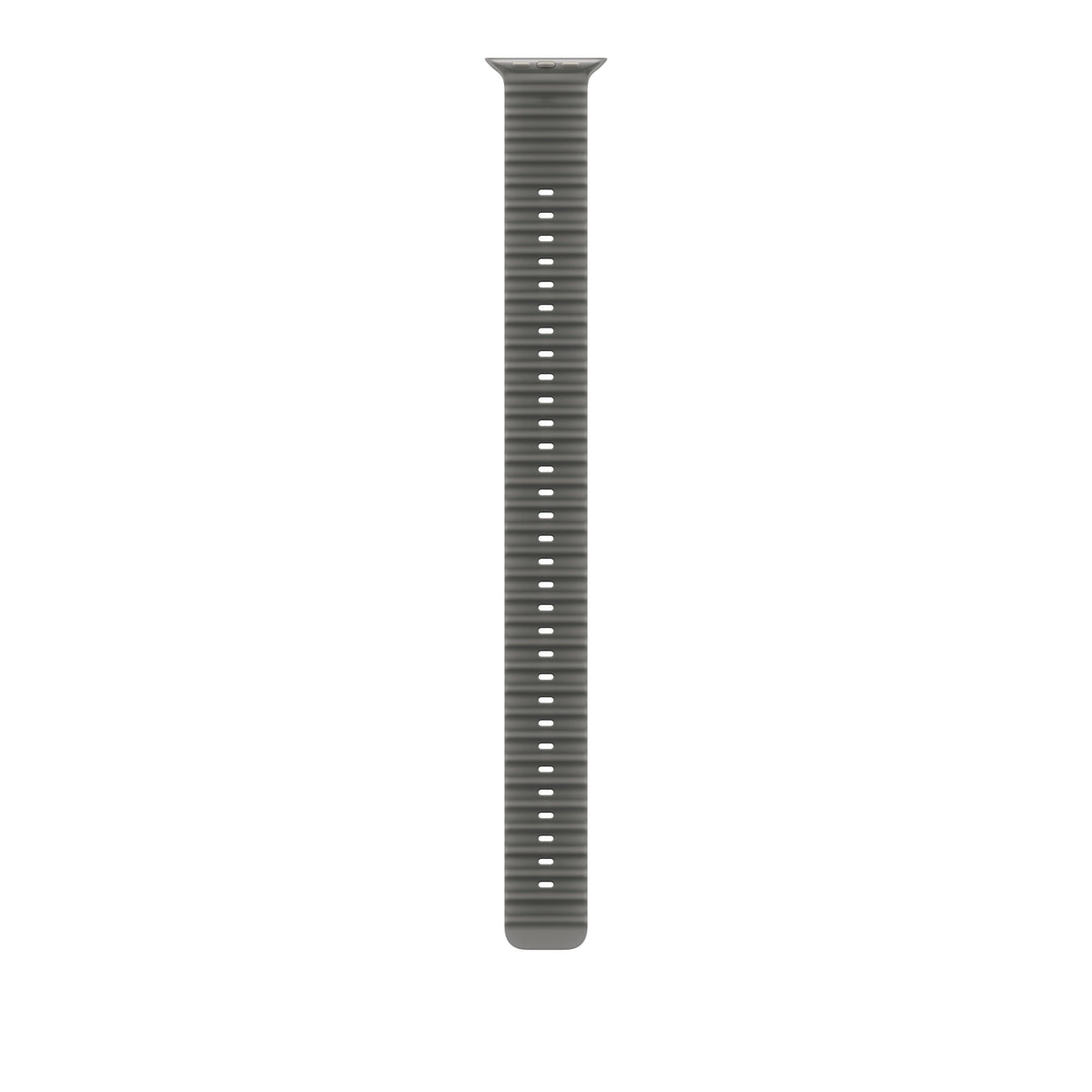 Extensión para correa Ocean negro traslúcido (49 mm) - Titanio natural Apple
