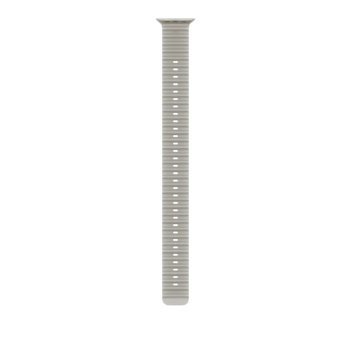 Extensión para correa Ocean gris traslúcido (49 mm) - Titanio natural Apple