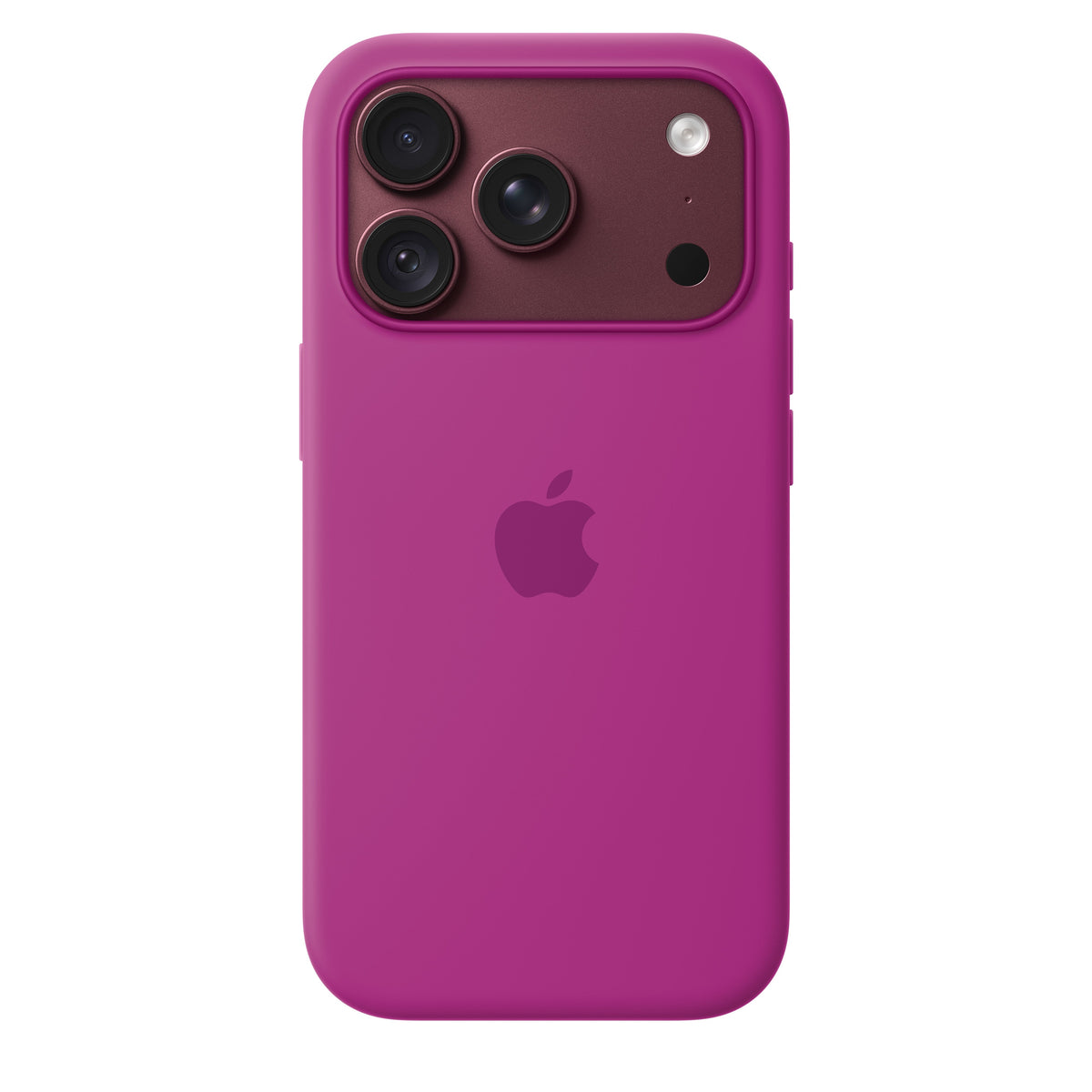 Funda de silicona con MagSafe para el iPhone 18 Pro - Magenta Apple