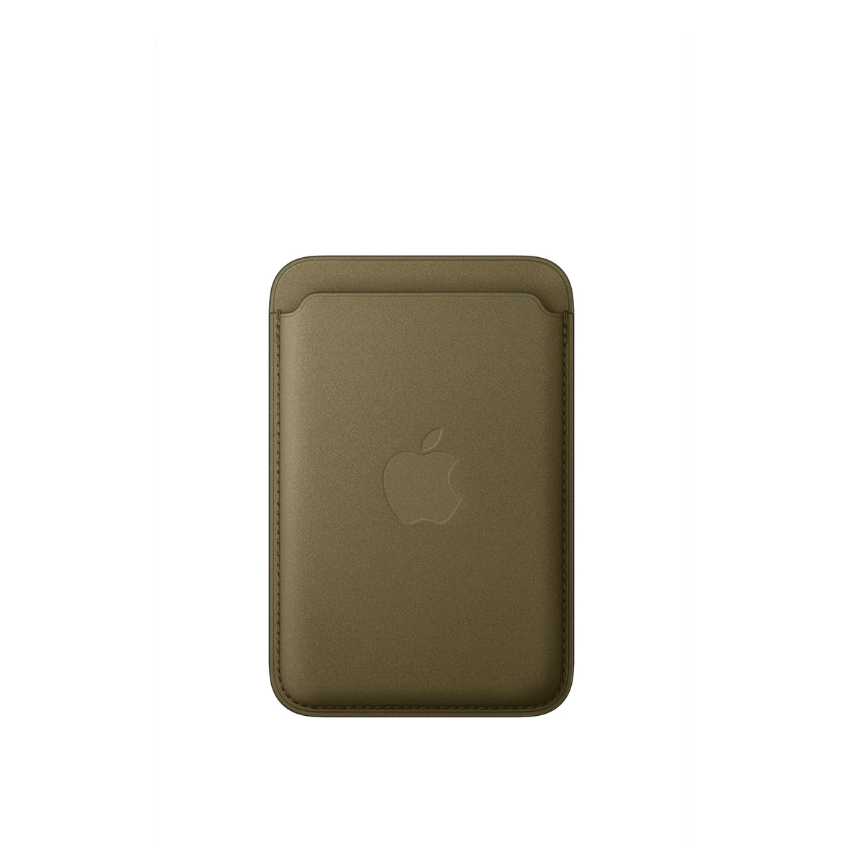 Cartera de trenzado fino con MagSafe para el iPhone - Oliva oscuro Apple