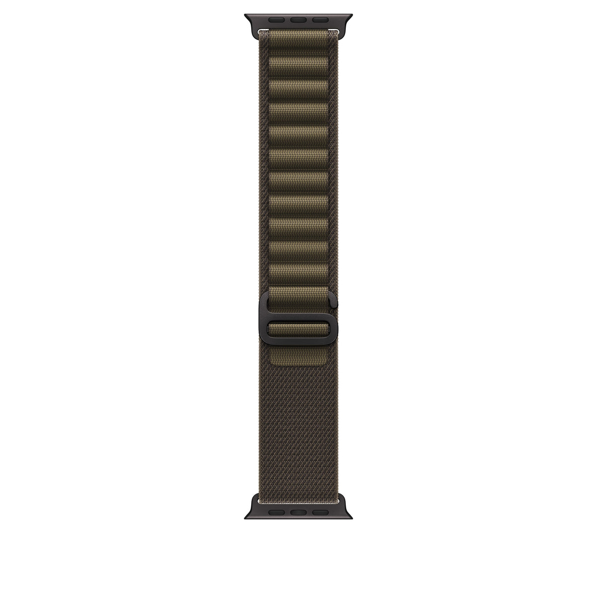 Correa Loop Alpine oliva oscuro (49 mm) - Talla L - Titanio negro Apple