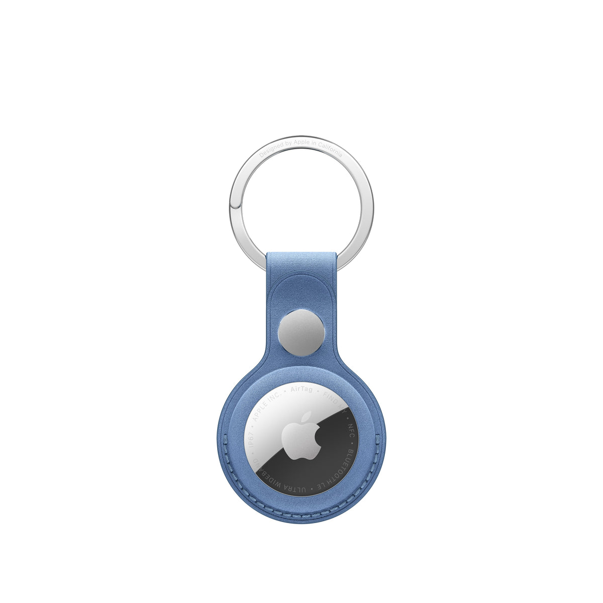 Llavero de trenzado fino para el AirTag – Azul silvestre Apple