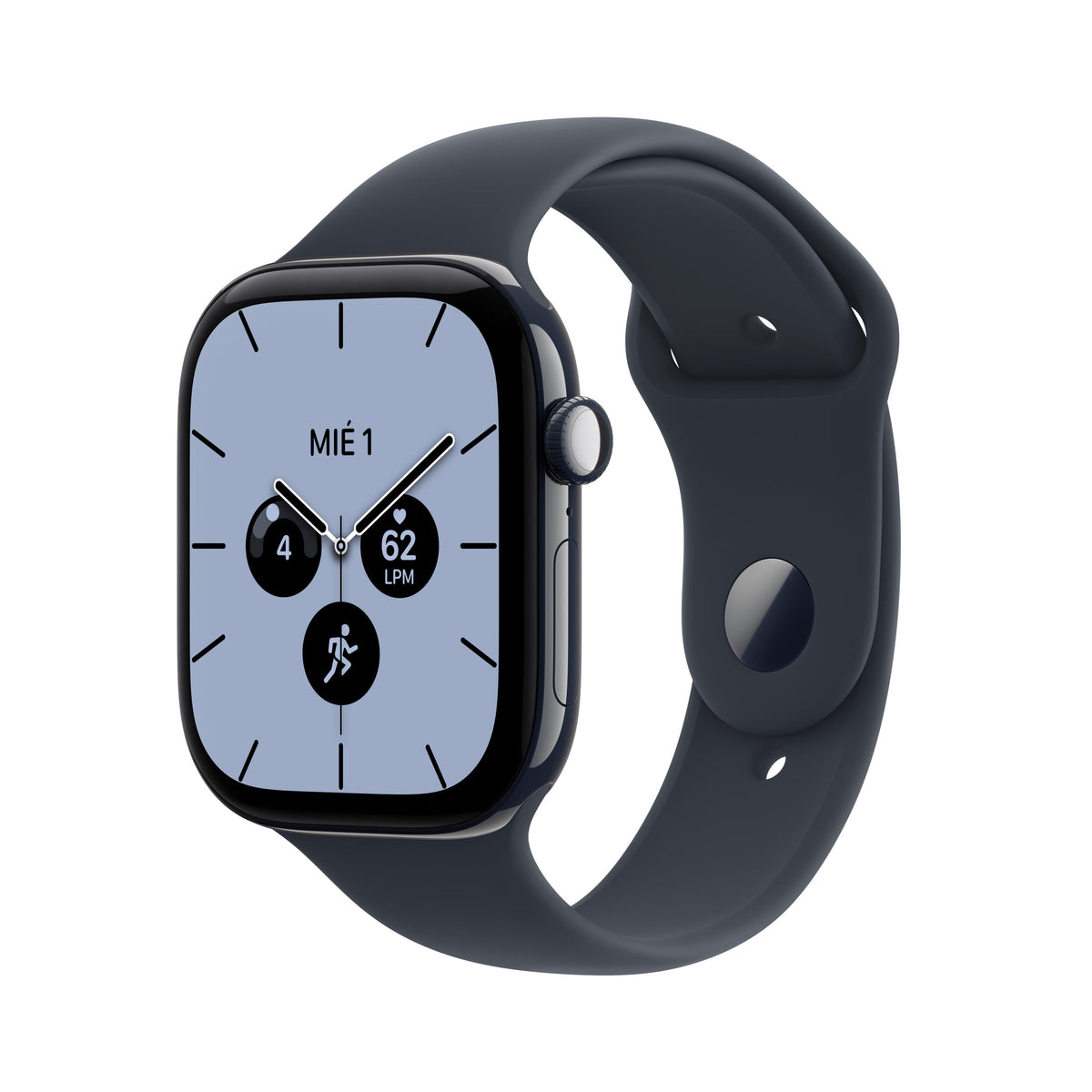 Apple Watch Series 12 (GPS + Cellular) - Caja de cerámica en azul nocturno (46 mm) - Correa deportiva azul marino - Talla S/M Apple