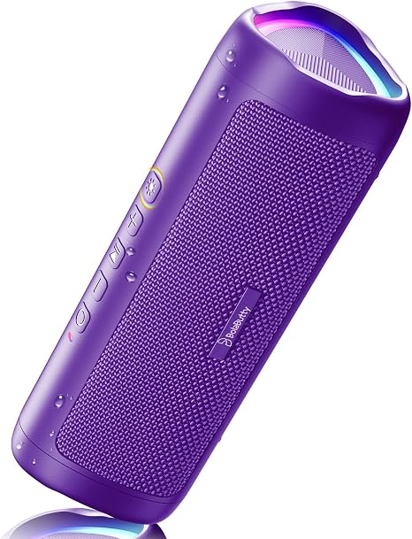 Bluetooth Speaker, 20W HD Sound, Portable Wireless, IPX5 Waterproof, - Eurotec
