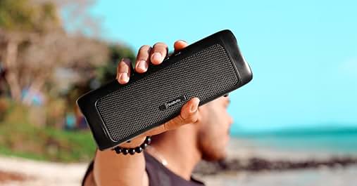Bluetooth Speaker, 20W HD Sound, Portable Wireless, IPX5 Waterproof, - Eurotec
