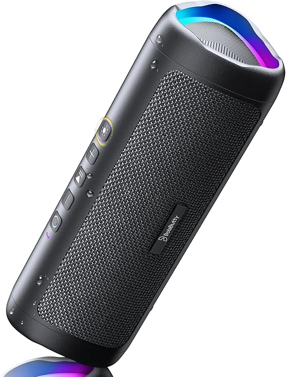 Bluetooth Speaker, 20W HD Sound, Portable Wireless, IPX5 Waterproof, - Eurotec