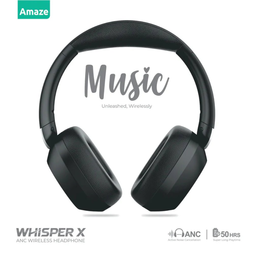 Hopecom K600 ANC Wireless Over-Ear Headphones - Intelligent Noise Reduction Bluetooth Headset with Hi-Fi Sound - Eurotec