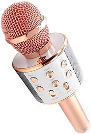 Hopecom WS-858 Wireless Karaoke Microphone Speaker - Portable Handheld Bluetooth Mic with Echo & Voice Changer - Eurotec