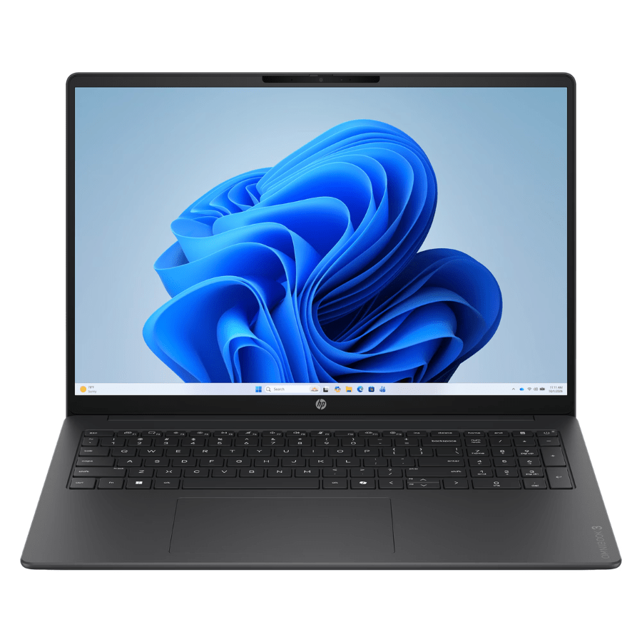 HP OmniBook 3 16" Windows 11 Laptop 256GB/8GB RAM Black (New) - Eurotec