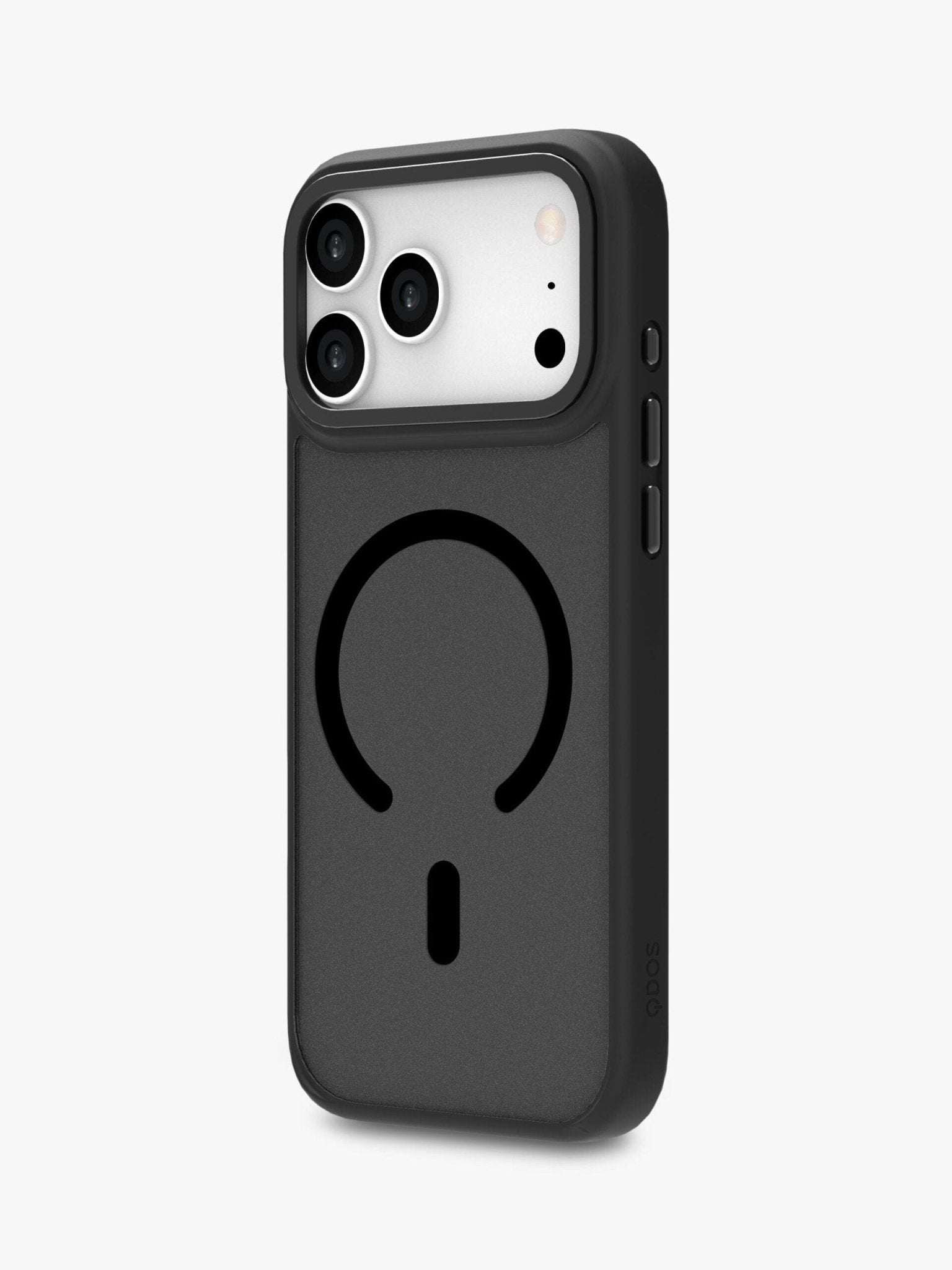Hybrid Drop Soft Touch Case for iPhone 17 Pro Max, Black/Frosted - Eurotec