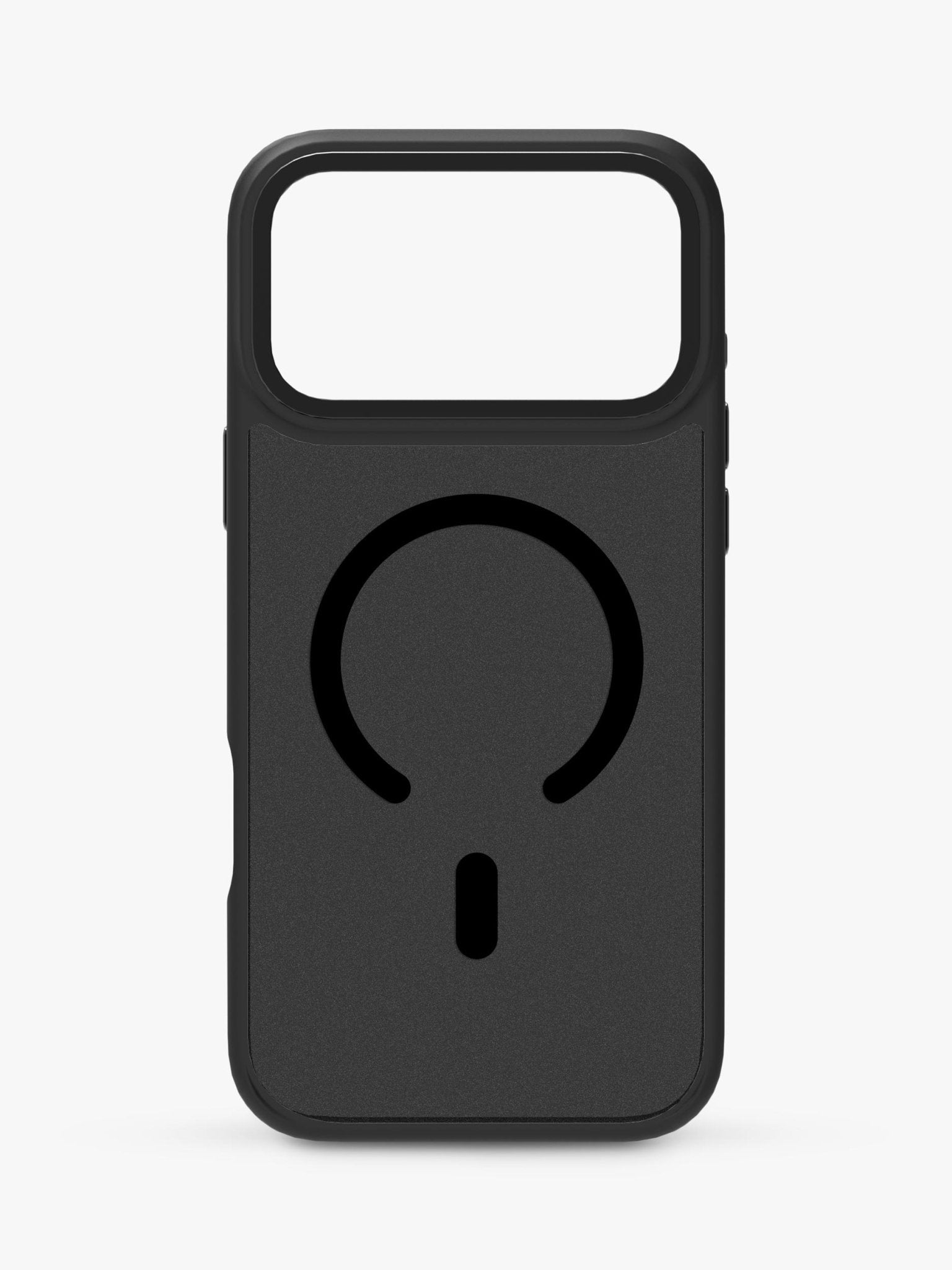 Hybrid Drop Soft Touch Case for iPhone 17 Pro Max, Black/Frosted - Eurotec