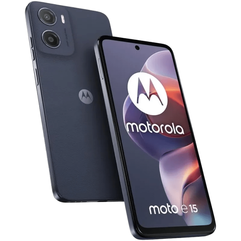 Motorola Moto E15 - 64GB ROM / 4GB RAM Clean Stock Android Smartphone - Eurotec