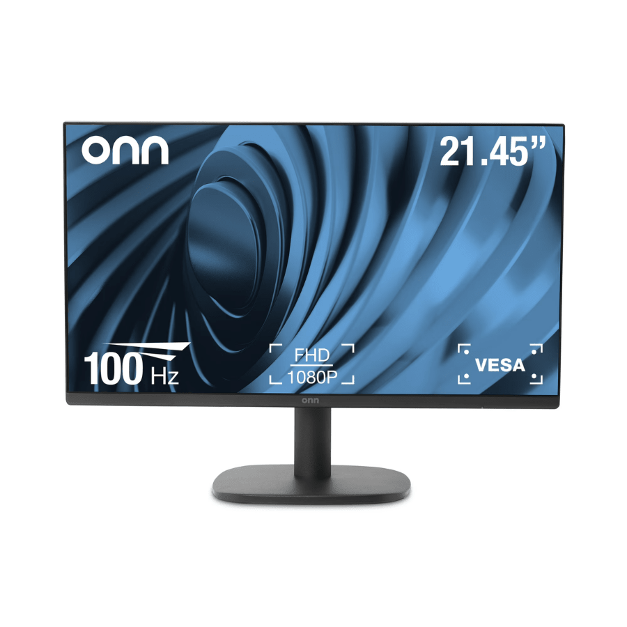 Onn 22" FHD Office Monitor (1920 x 1080p) 100hz Office Monitor Black (New) - Eurotec